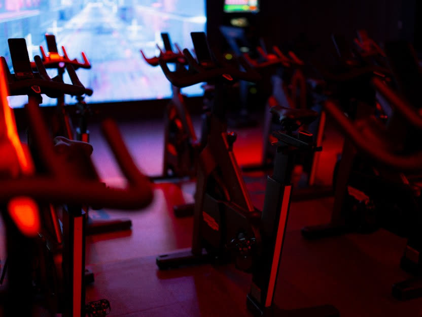 Ride studio at One Health Clubs