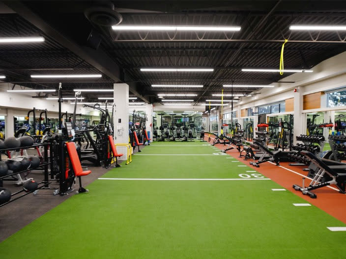 Turf training area